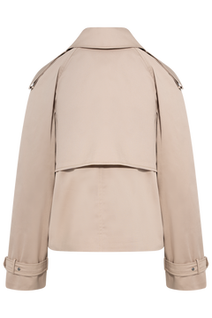 Rickie Cropped Trench - Beige