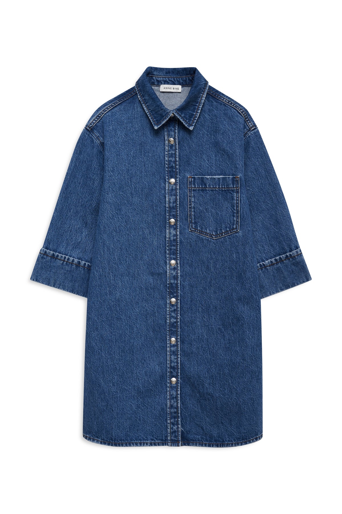 Mary Dress Long Sleeve - Freshwater Blue