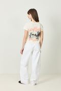 Shelley Tee Surfer - Washed Buttercream