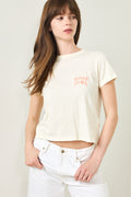 Shelley Tee Surfer - Washed Buttercream
