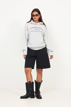 Harvey Sweatshirt Paris Stencil - Heather Grey