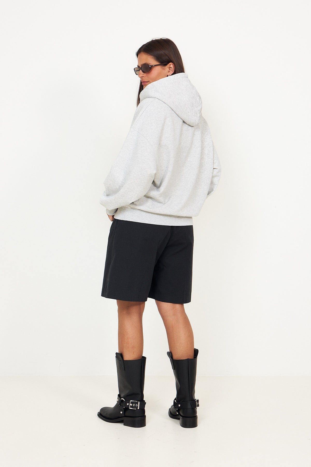 Harvey Sweatshirt Paris Stencil - Heather Grey