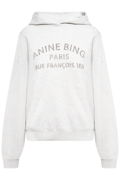 Harvey Sweatshirt Paris Stencil - Heather Grey