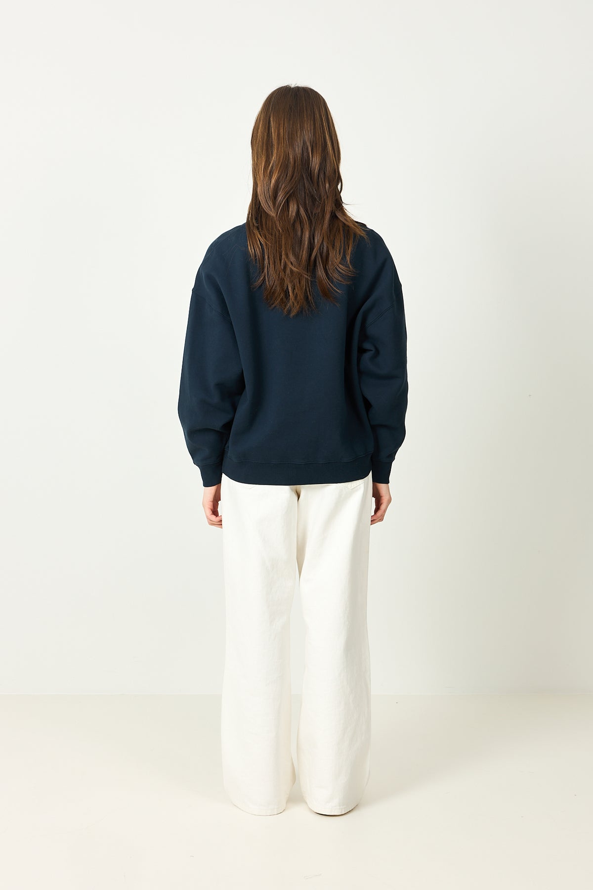 Miles Sweatshirt Collegiate - Dark Navy