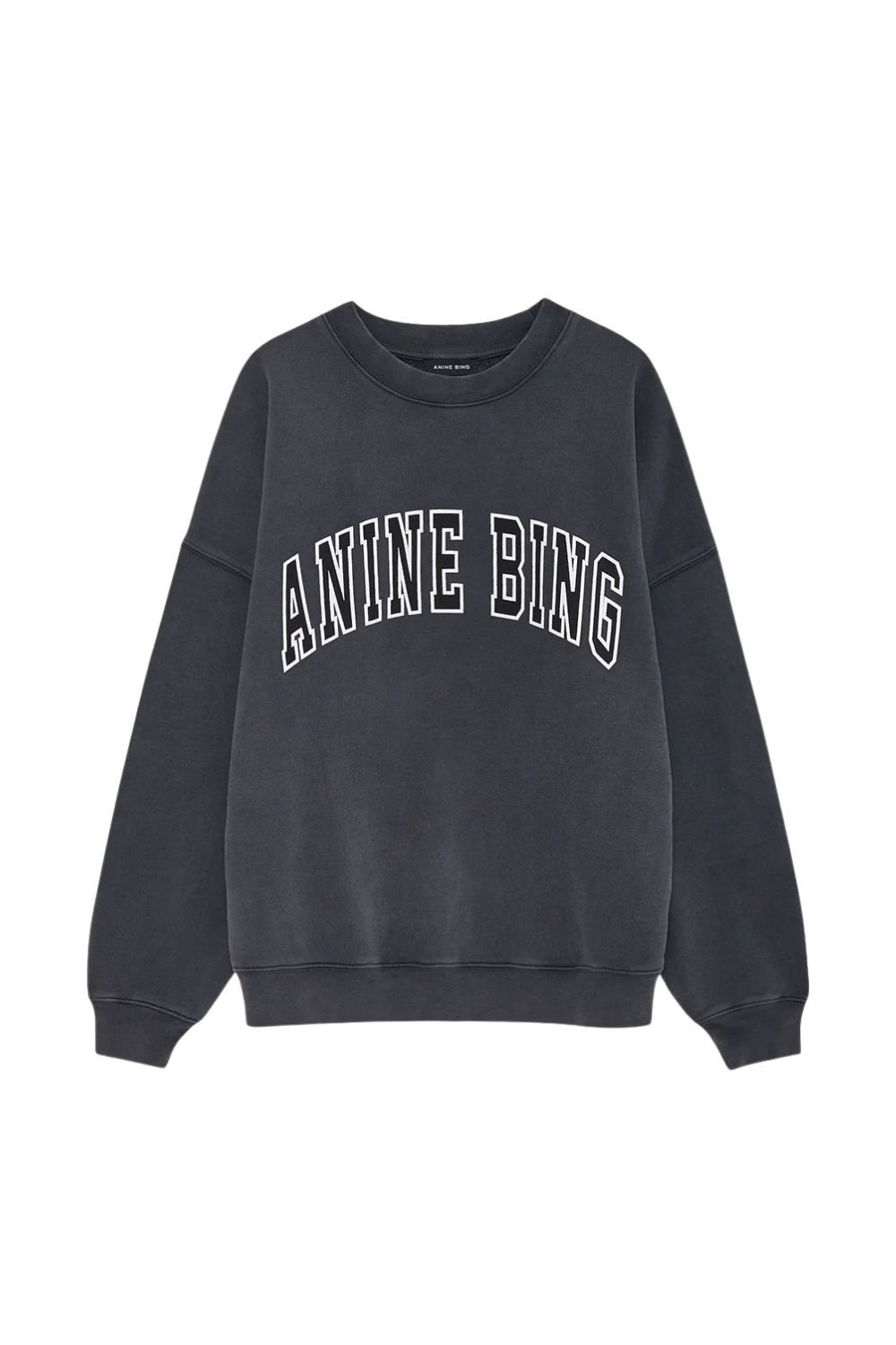 Miles Sweatshirt New Classic - Washed Black