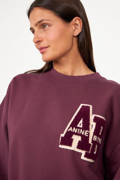 Miles Sweatshirt Letterman - Fig