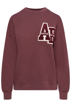 Miles Sweatshirt Letterman - Fig