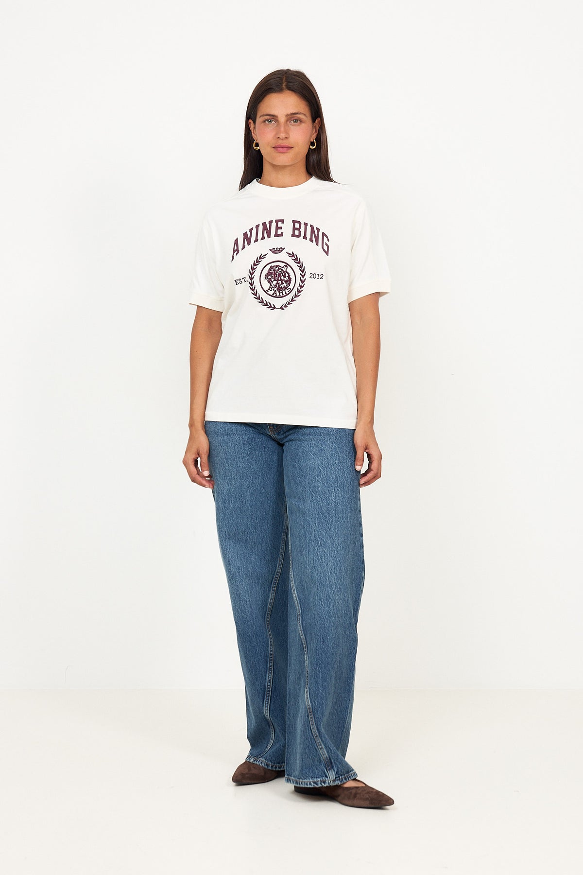 Jaylin Tee Collegiate - Cream