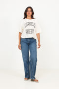 Johnny Cropped Tee - Cream