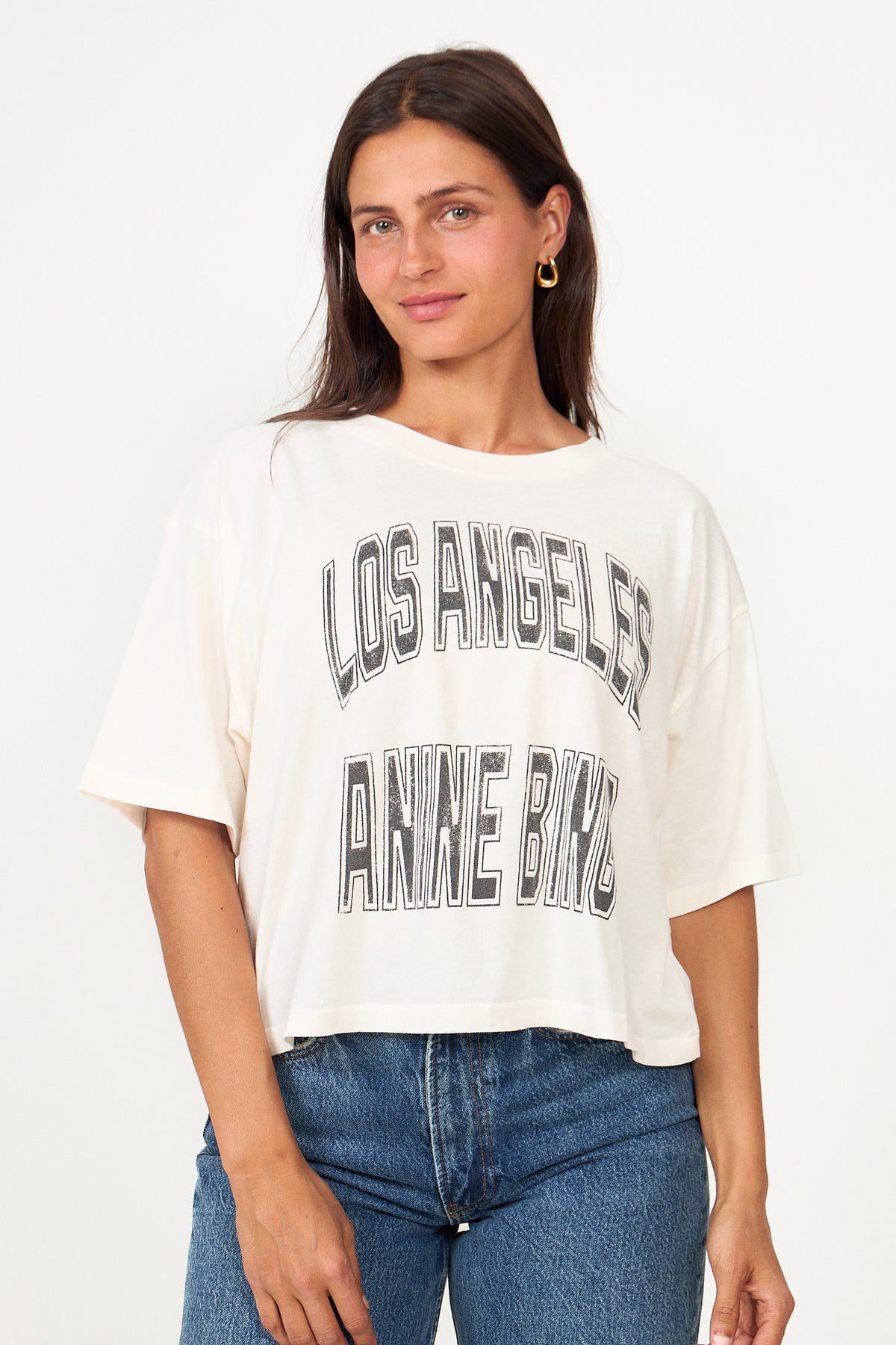 Johnny Cropped Tee - Cream