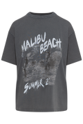 Cade Tee Surfer Black Blue - Washed Black