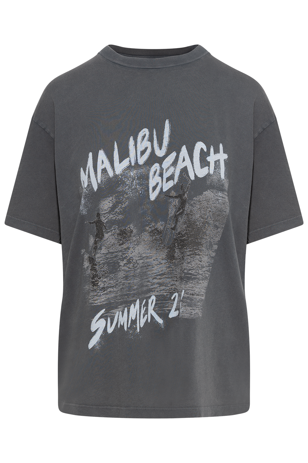 Cade Tee Surfer Black Blue - Washed Black
