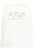 Ivan Long Sleeve New York Stencil - Ivory