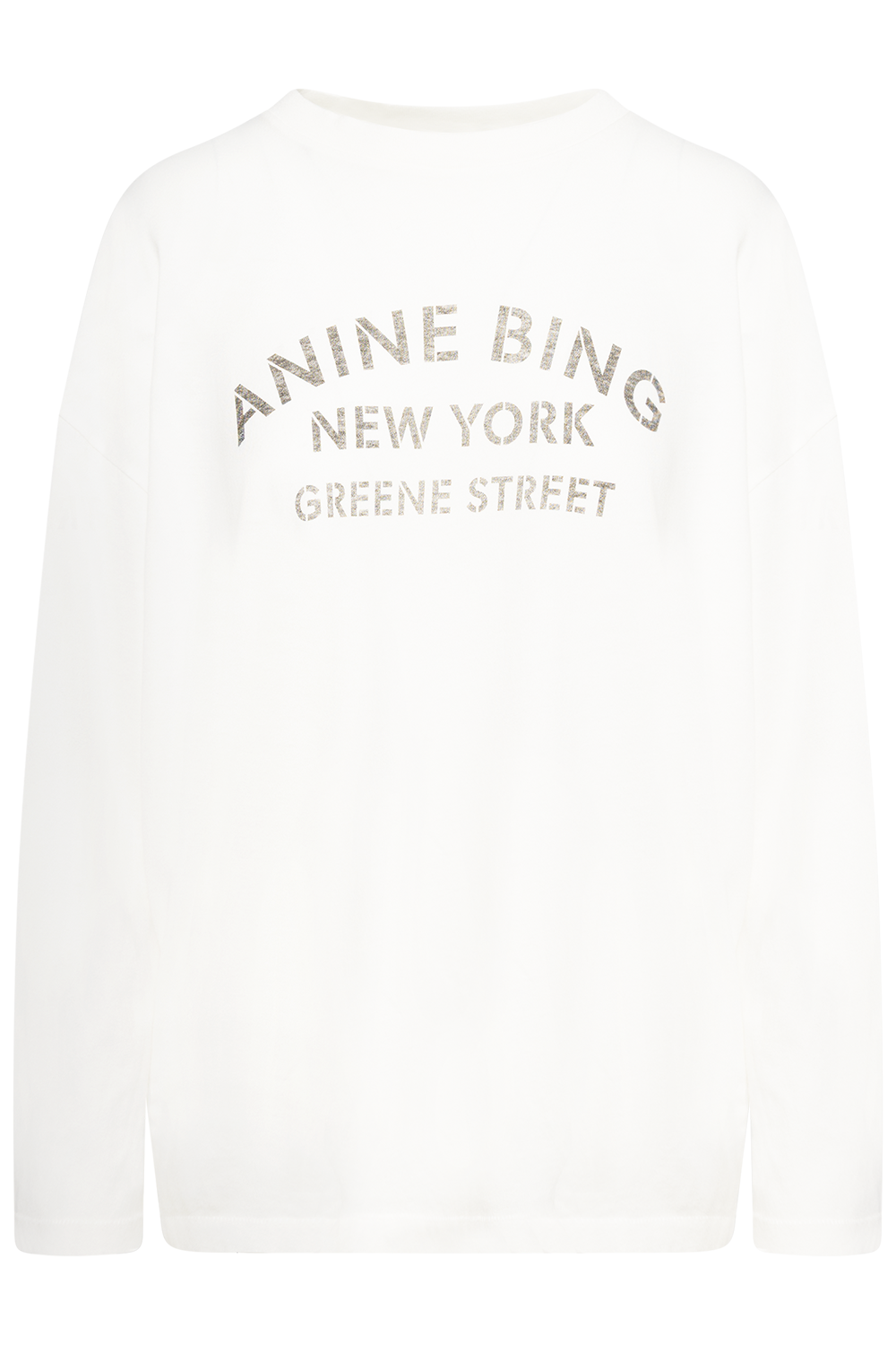 Ivan Long Sleeve New York Stencil - Ivory