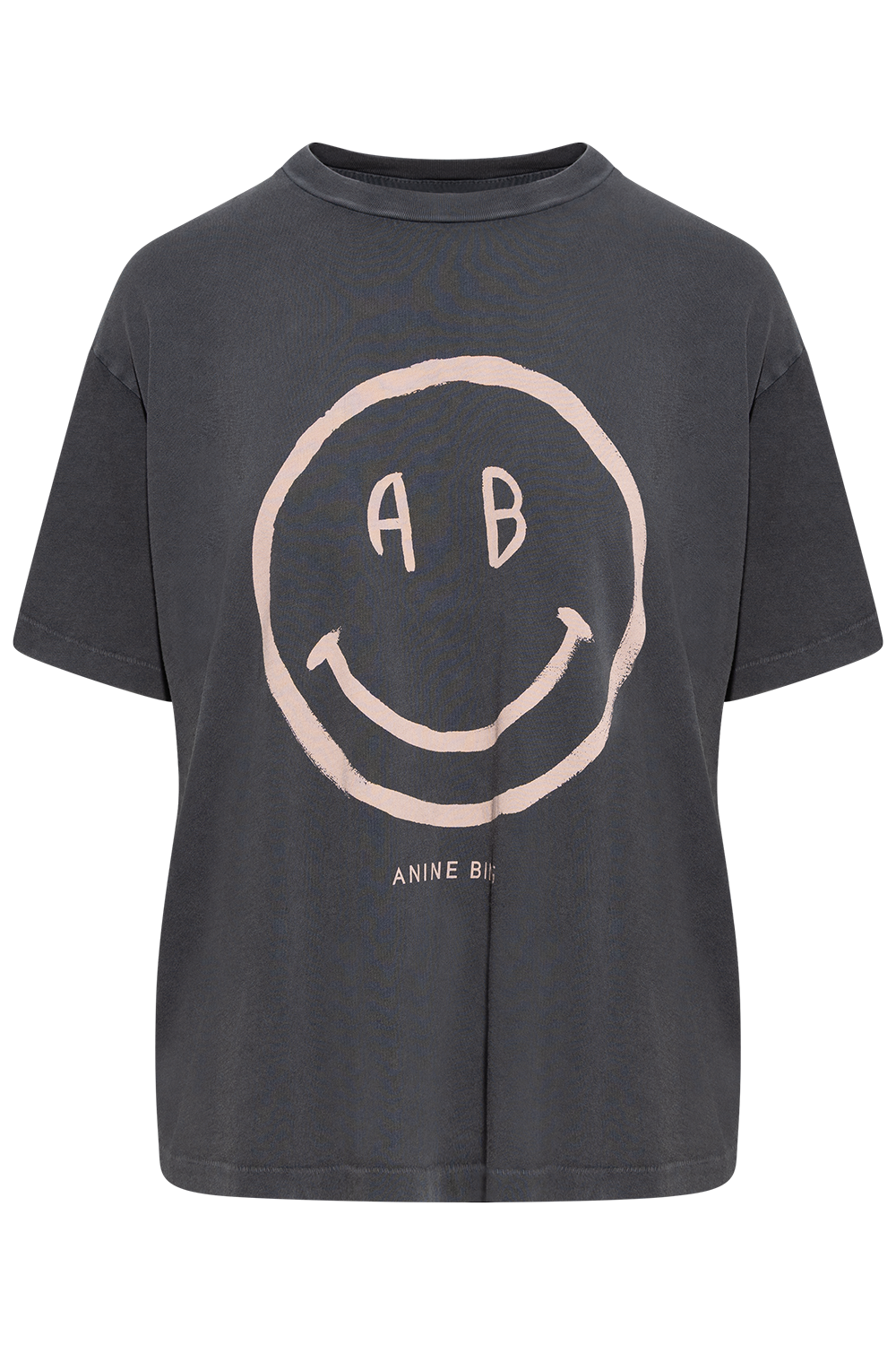 Cade Tee Smiley - Washed Grey