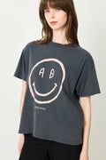 Cade Tee Smiley - Washed Grey
