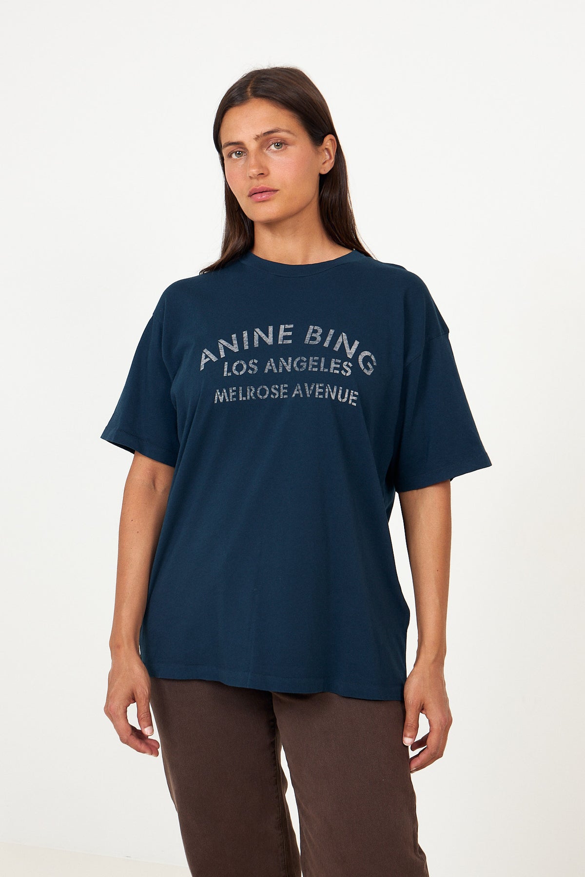 Cade Tee Melrose Stencil - Navy