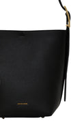 Elly Medium Bucket Bag Grained Leather - Black