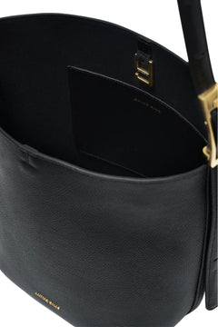 Elly Medium Bucket Bag Grained Leather - Black
