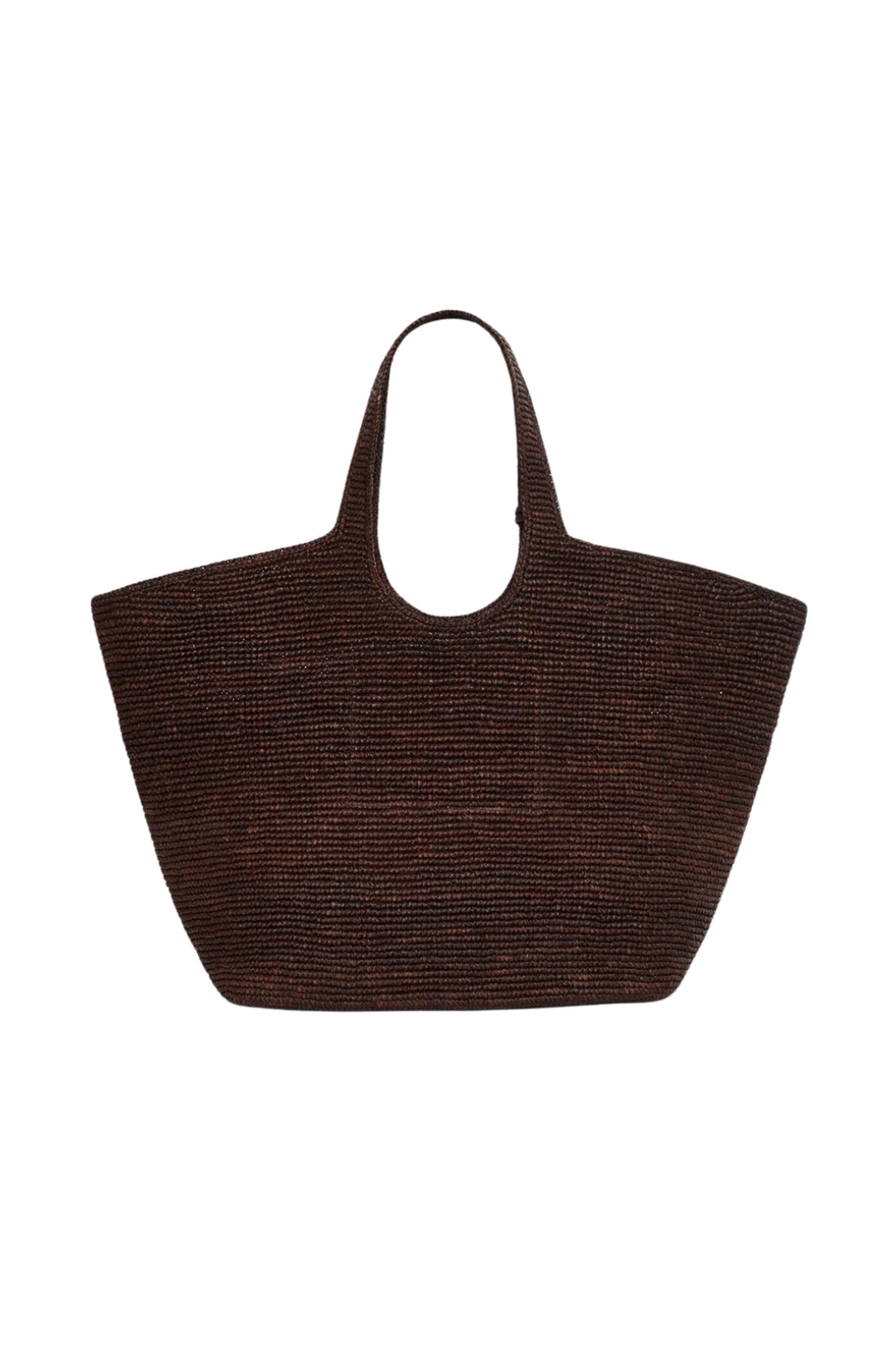 Lili Tote Raphia - Dark Brown