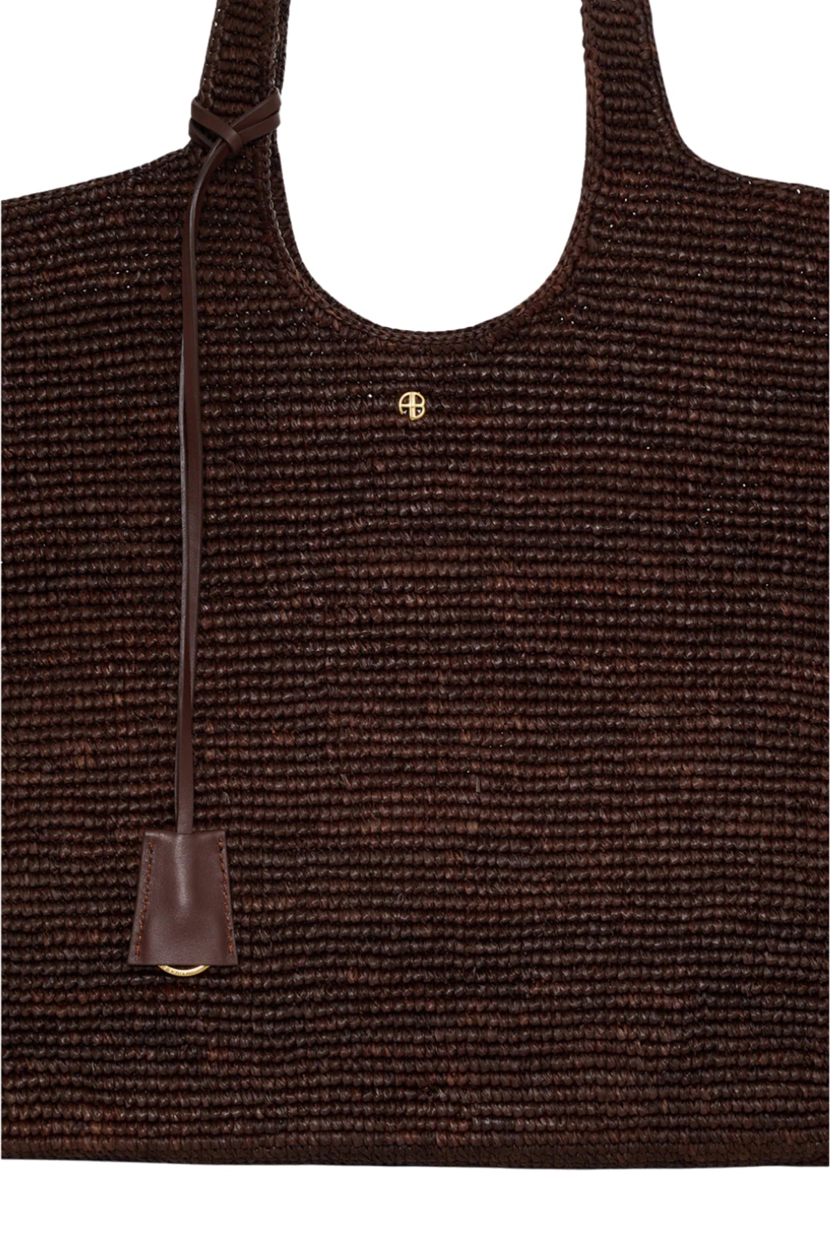 Lili Tote Raphia - Dark Brown