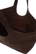 Lili Tote Raphia - Dark Brown