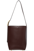 Elly Bucket Bag Grained Leather - Fig