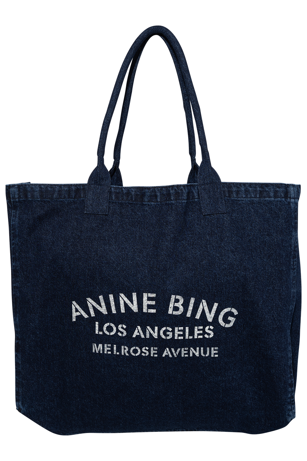 Leo Denim Tote - Ink Blue