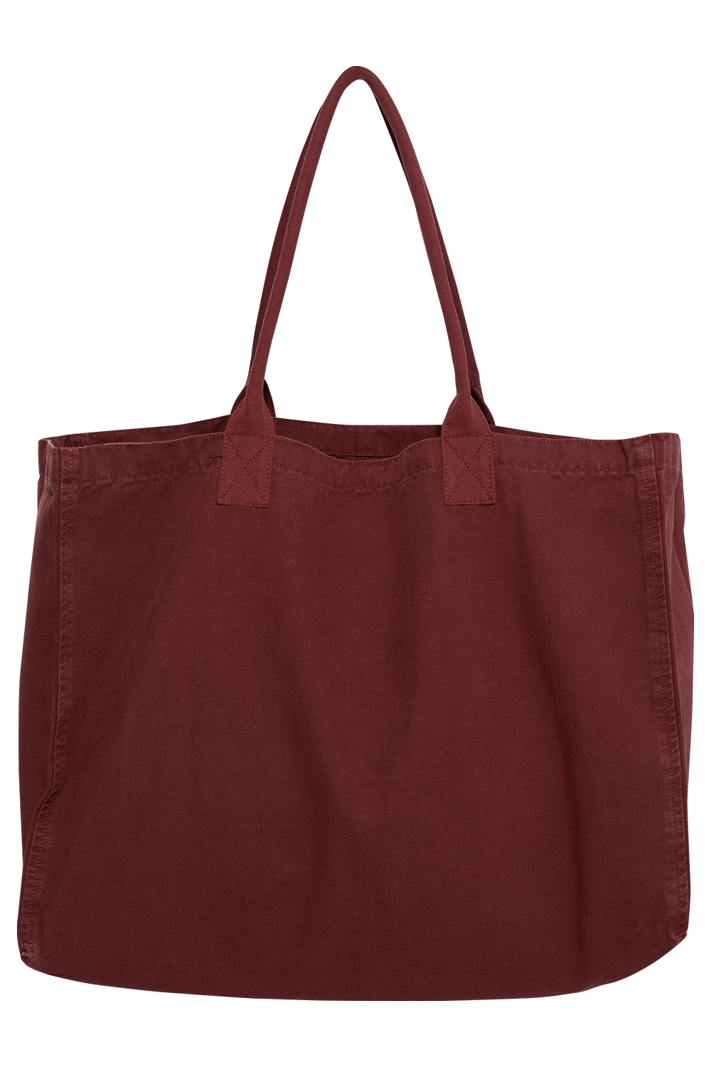 Leo Canvas Tote Collegiate - Fig