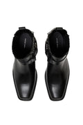 Mid Biker Boots - Black