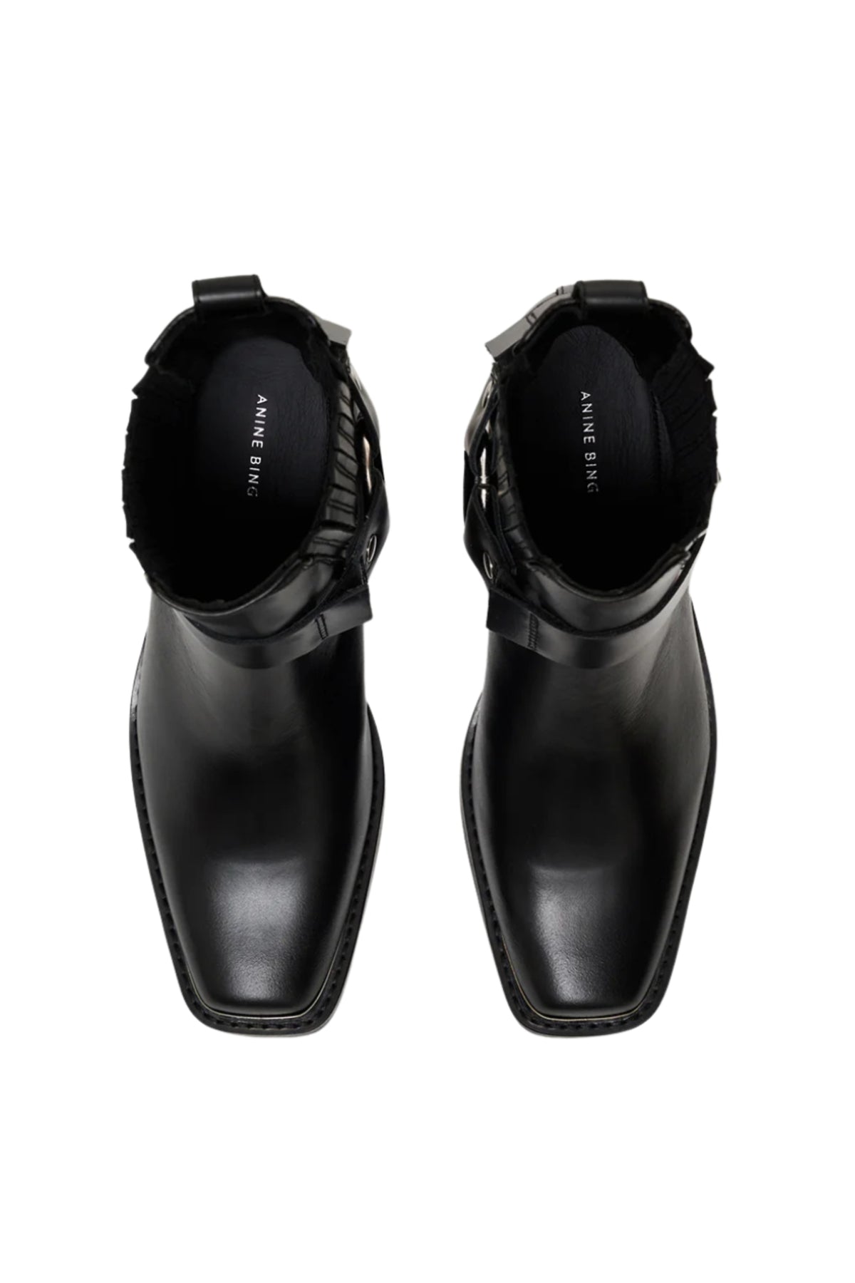 Mid Biker Boots - Black