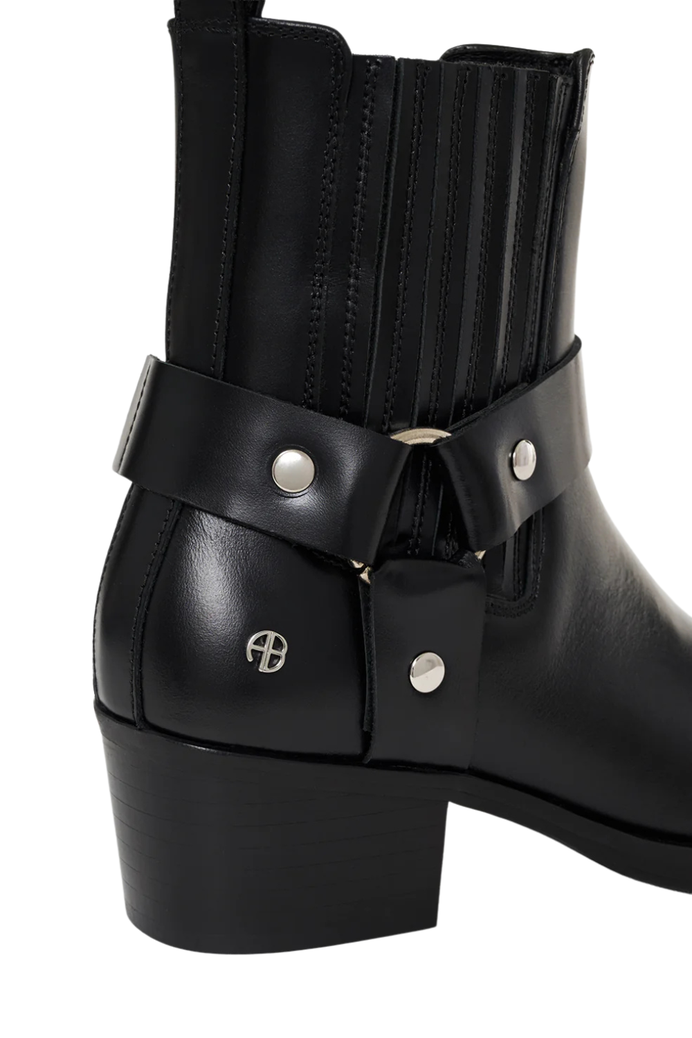 Mid Biker Boots - Black