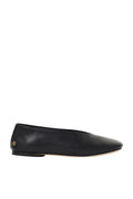 Ana Flats Smooth Leather - Black