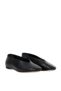 Ana Flats Smooth Leather - Black
