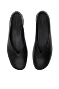 Ana Flats Smooth Leather - Black