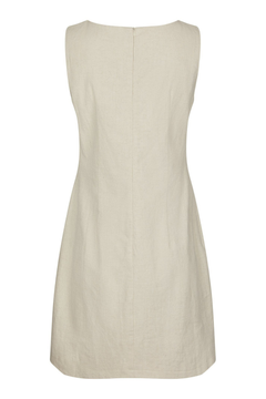 Bruna Ramie Dress - Natural