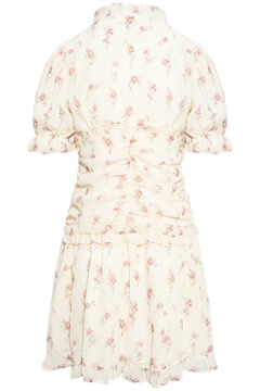 Arielic Dress - Off White Vintage Rose