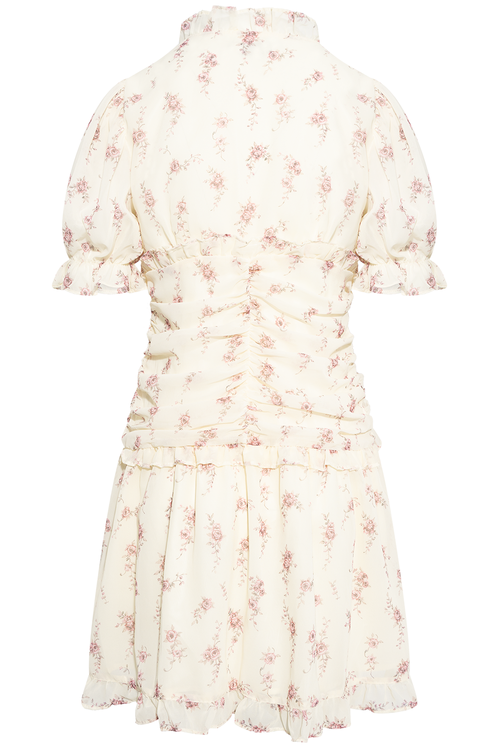 Arielic Dress - Off White Vintage Rose