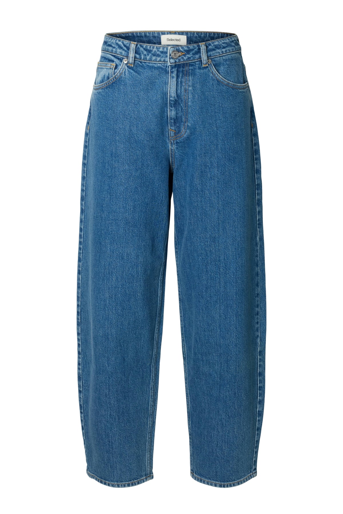 Barrel Bea-Kori Hw Jeans Noos - Medium Blue Denim