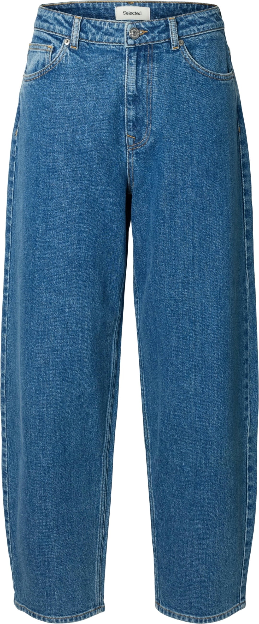 Barrel Bea-Kori Hw Jeans Noos - Medium Blue Denim