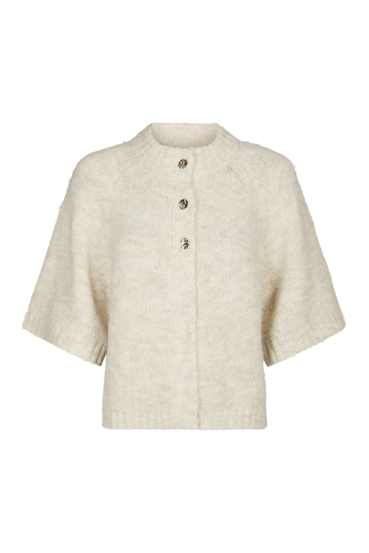 Benuta Fluffy Knit Cardigan - Ivory