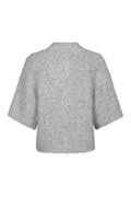 Benuta Fluffy Knit Cardigan - Grey Melange