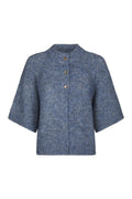 Benuta Fluffy Knit Cardigan - Smoke Blue