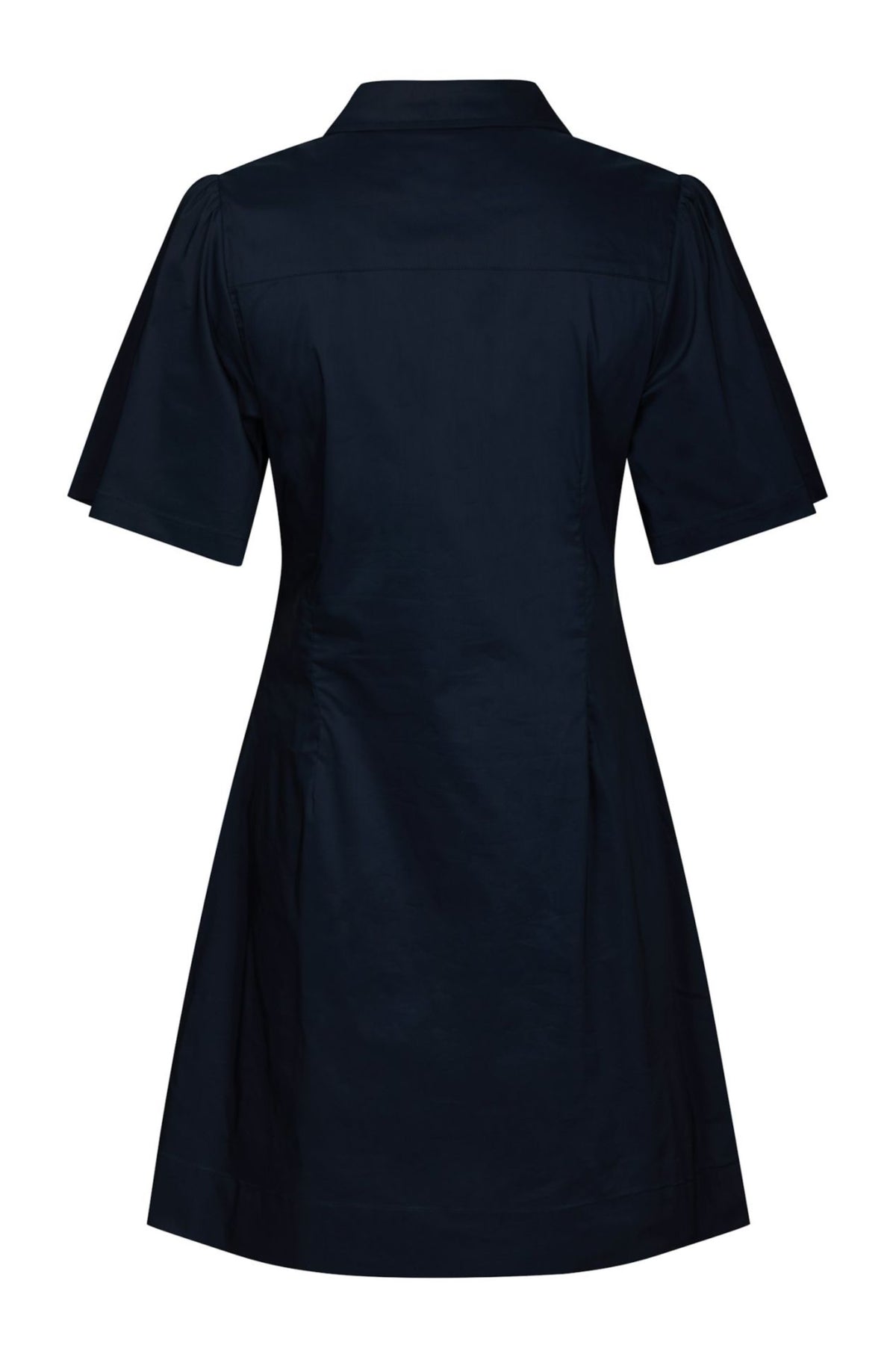 Bentha Poplin Dress - Navy