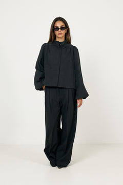 Tirsa Twill Jacket - Black