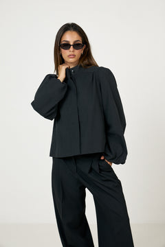 Tirsa Twill Jacket - Black