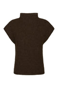 Jona Knit Top - Brown Melange