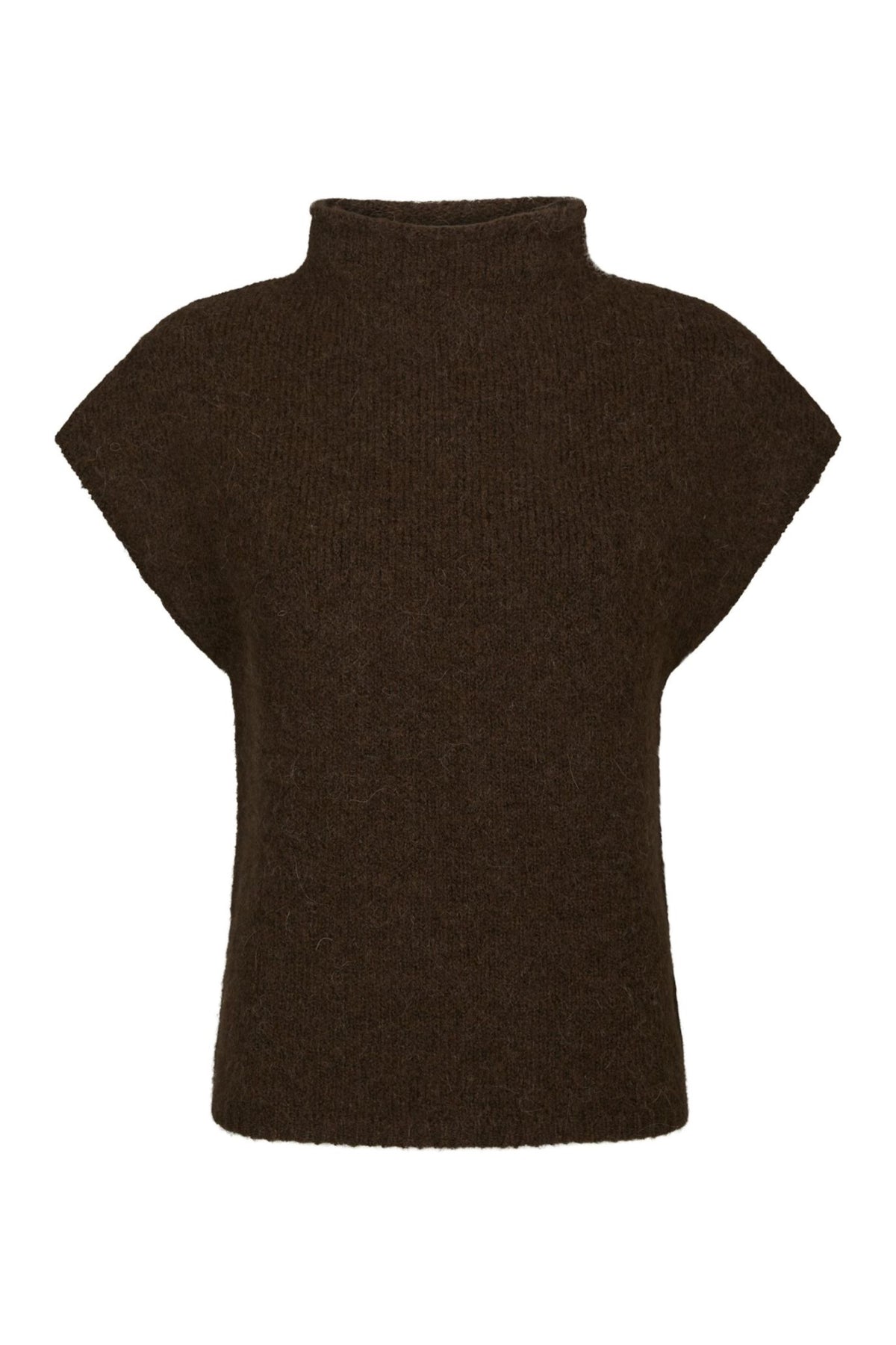Jona Knit Top - Brown Melange