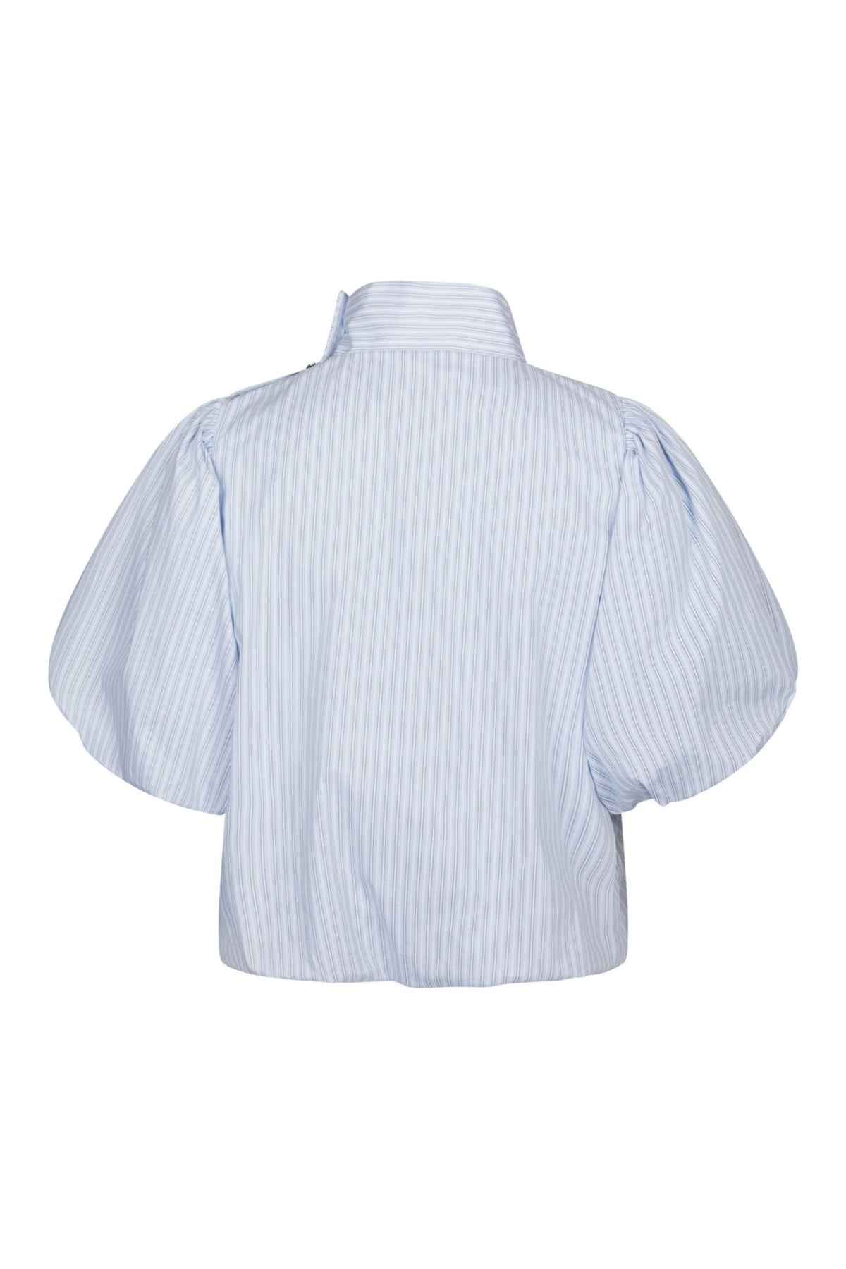 Parisa Stripe Blouse - Light Blue