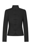 Ardena Linen Blazer - Black
